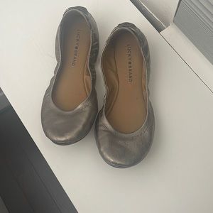Lucky brand Emmy ballet flats pewter